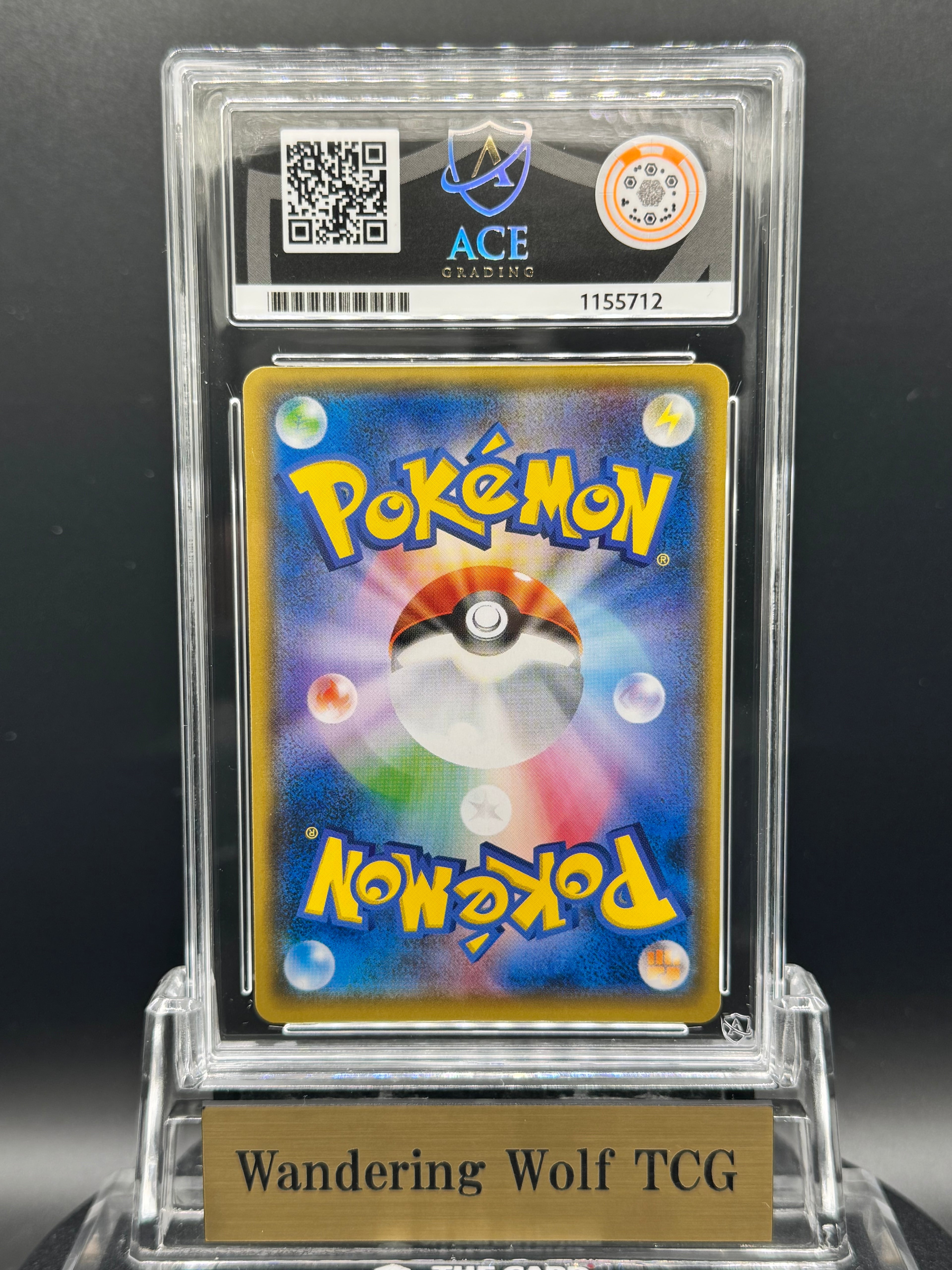 ACE 10 2017 Pokemon Japanese Poncho-Wearing Eevee(Glaceon) Promo Eevee Mega Campaign 143/SM-P / 2017 ポケモン ポンチョを着たイーブイ (グレイシア) プロモ ポケモンセンター