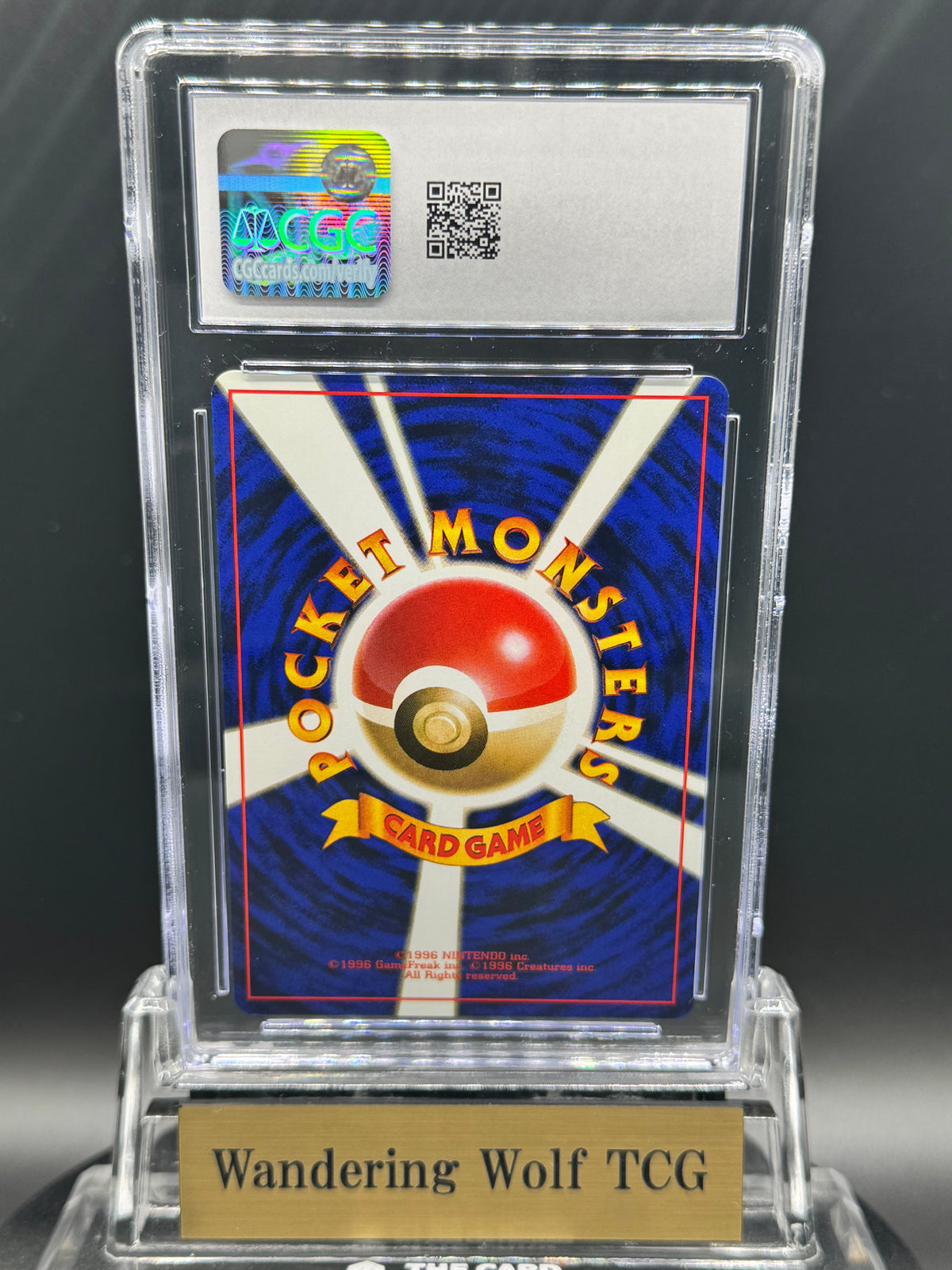 CGC 10 1996 Pokemon Japanese Charizard Rare Vintage Holo Basic #006  / 1996 ポケモン リザードン LV.76 かえん マークあり 旧裏 レア ホロ 第1弾 拡張パック #006