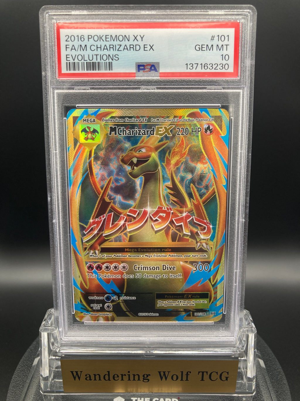 PSA 10 M Charizard EX (101/108) 2016 Pokémon XY Evolutions Holo Ultra Rare / MリザードンEX 英語版 XY EVOLUTIONS