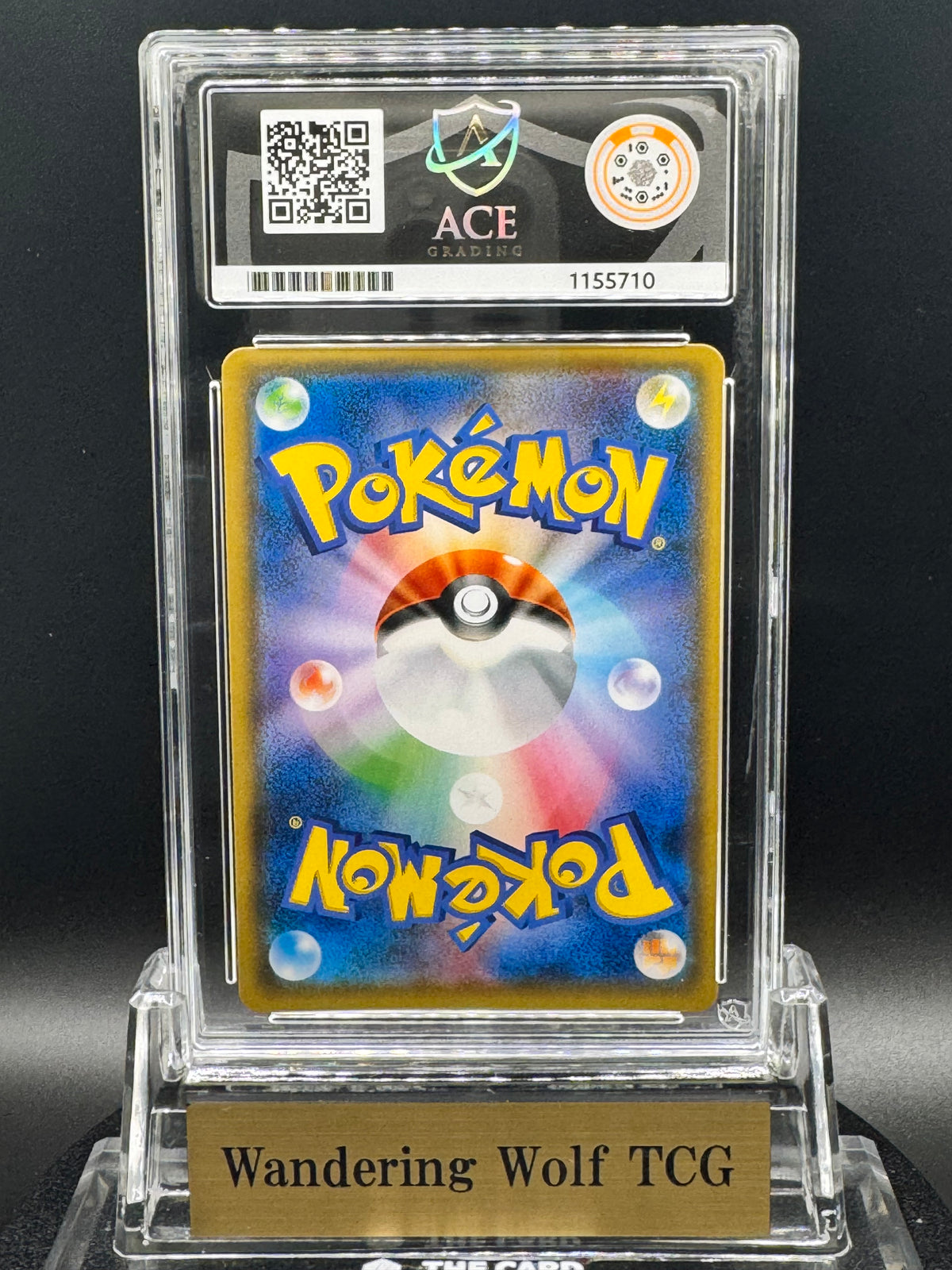 ACE10 2017 Pokemon Japanese Poncho Wearing Eevee Umbreon Promo Eevee Mega Campaign 141/SM-P / 2017 ポケモン ポンチョを着たイーブイ (ブラッキー) プロモ 5パックキャンペーン 141/SM-P
