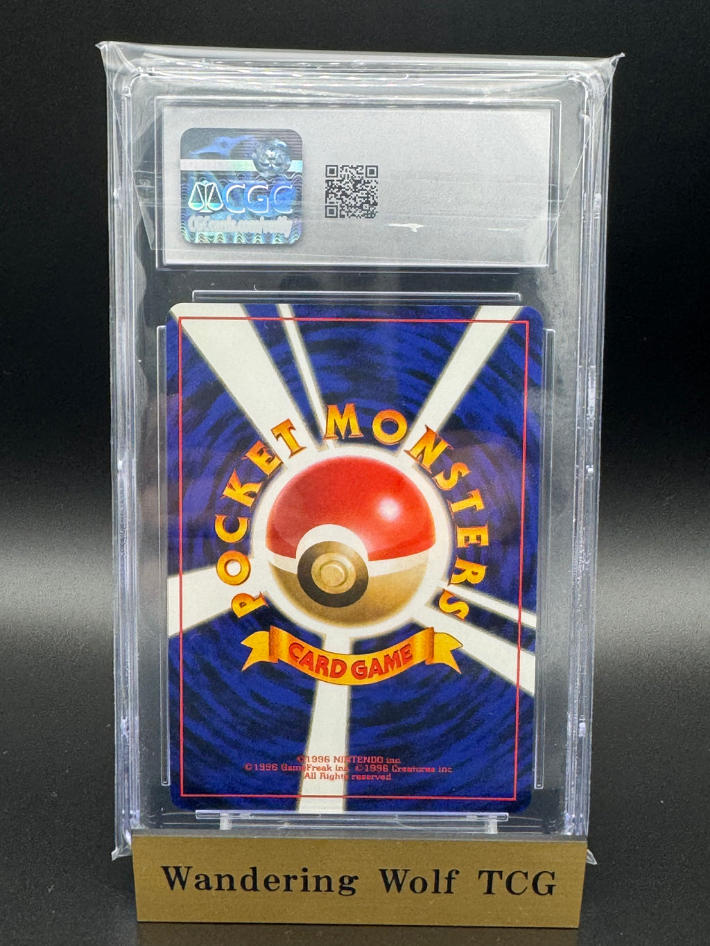 CGC 10 Charizard #6 1996 Base Set Rare Vintage Holo Pokémon Japanese / Charizard LV.76 Fire Mark Old Back