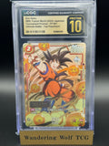 CGC 10 PRISTINE Son Goku Serialized 357/777 FP-001 2024 Dragon Ball Super Fusion World Japanese Tournament Promos 2024 Ultimate Battle Top Placement / 孫悟空 シリアル アルティメットバトルの優勝者 プロモ フュージョンワールド ドラゴンボールスーパーカードゲーム