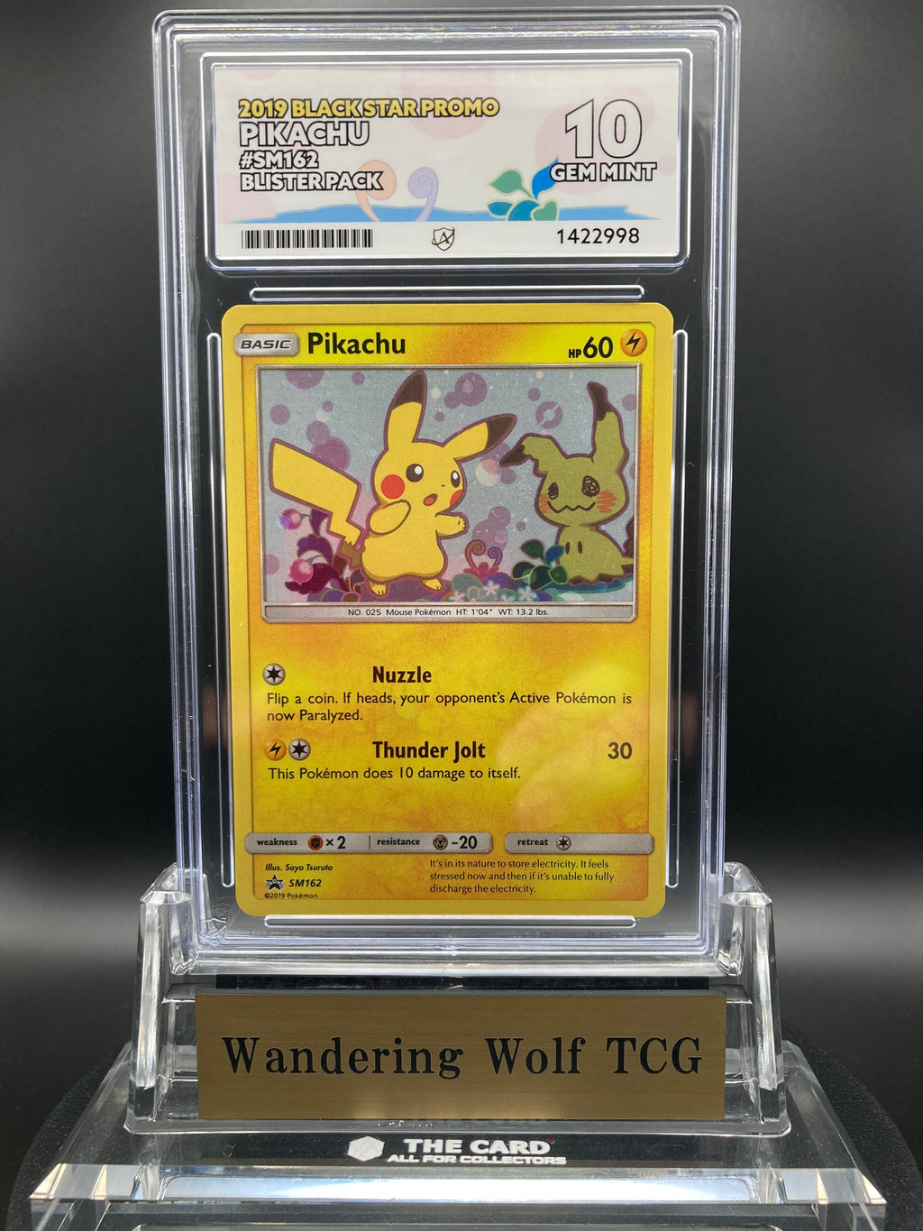 ACE 10 2019 Pokemon English Pikachu Holo Team Up Single Pack Blisters SM162